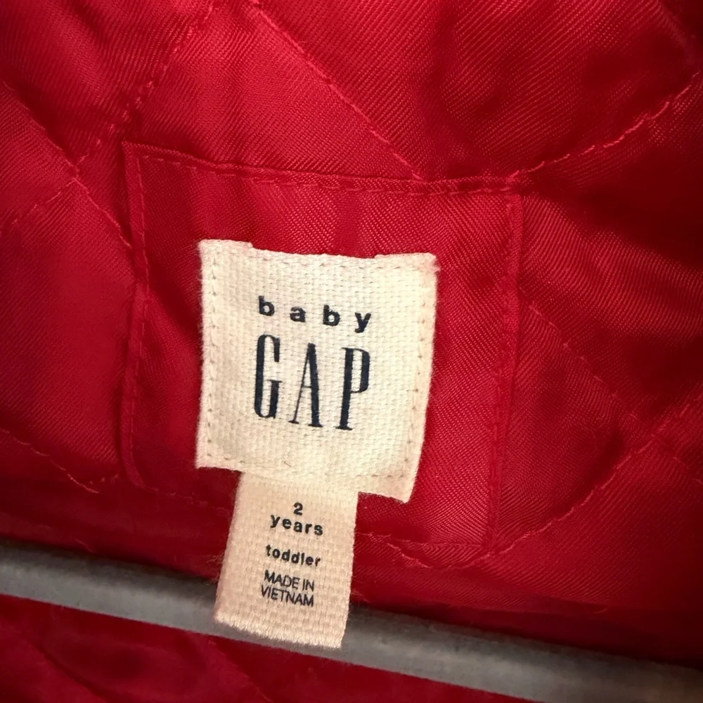 GAP  Red 2T Jacket - Picture 3 of 4